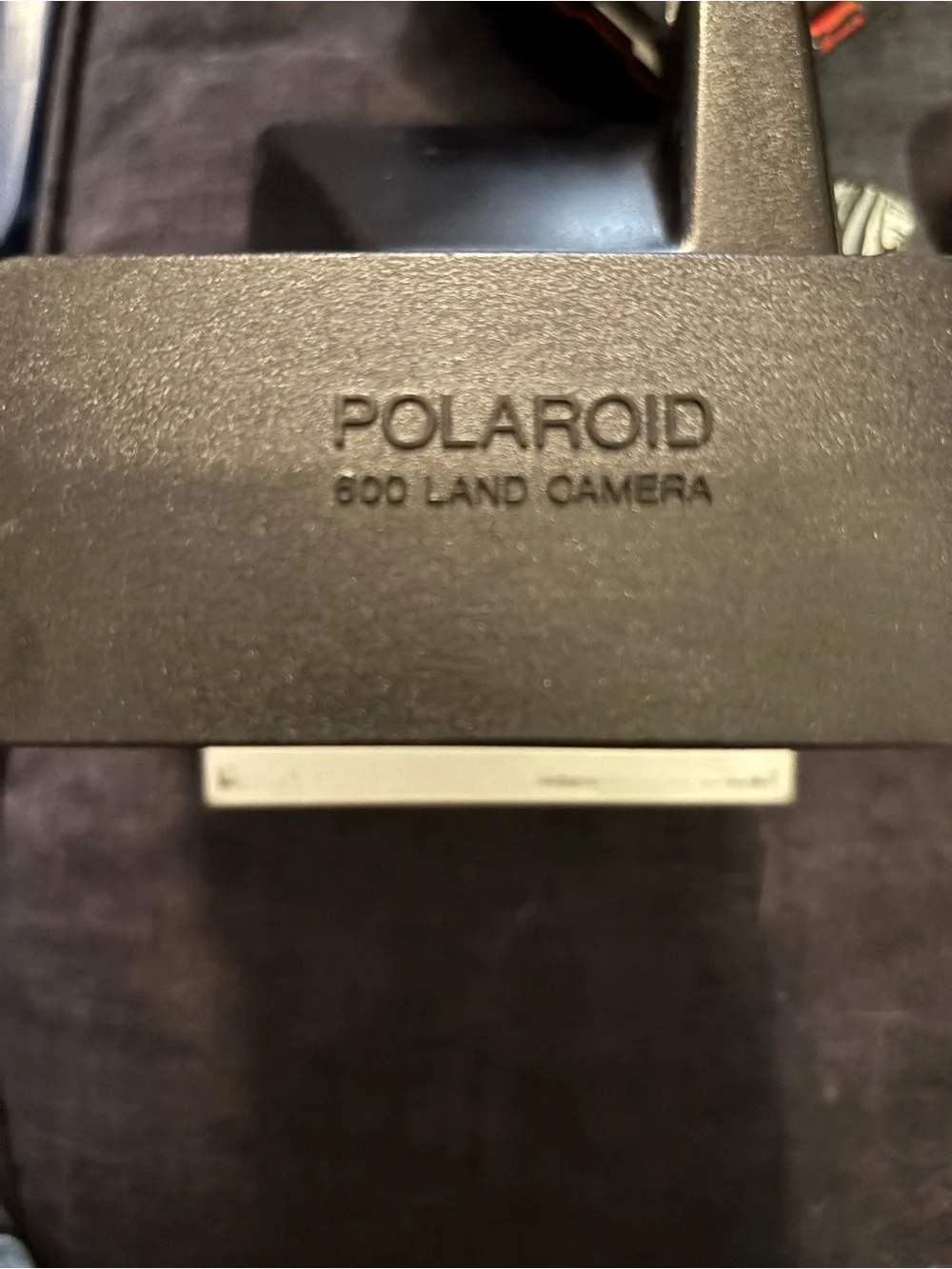 Polaroid Sun 600 LMS Instant Camera - Black and Silver